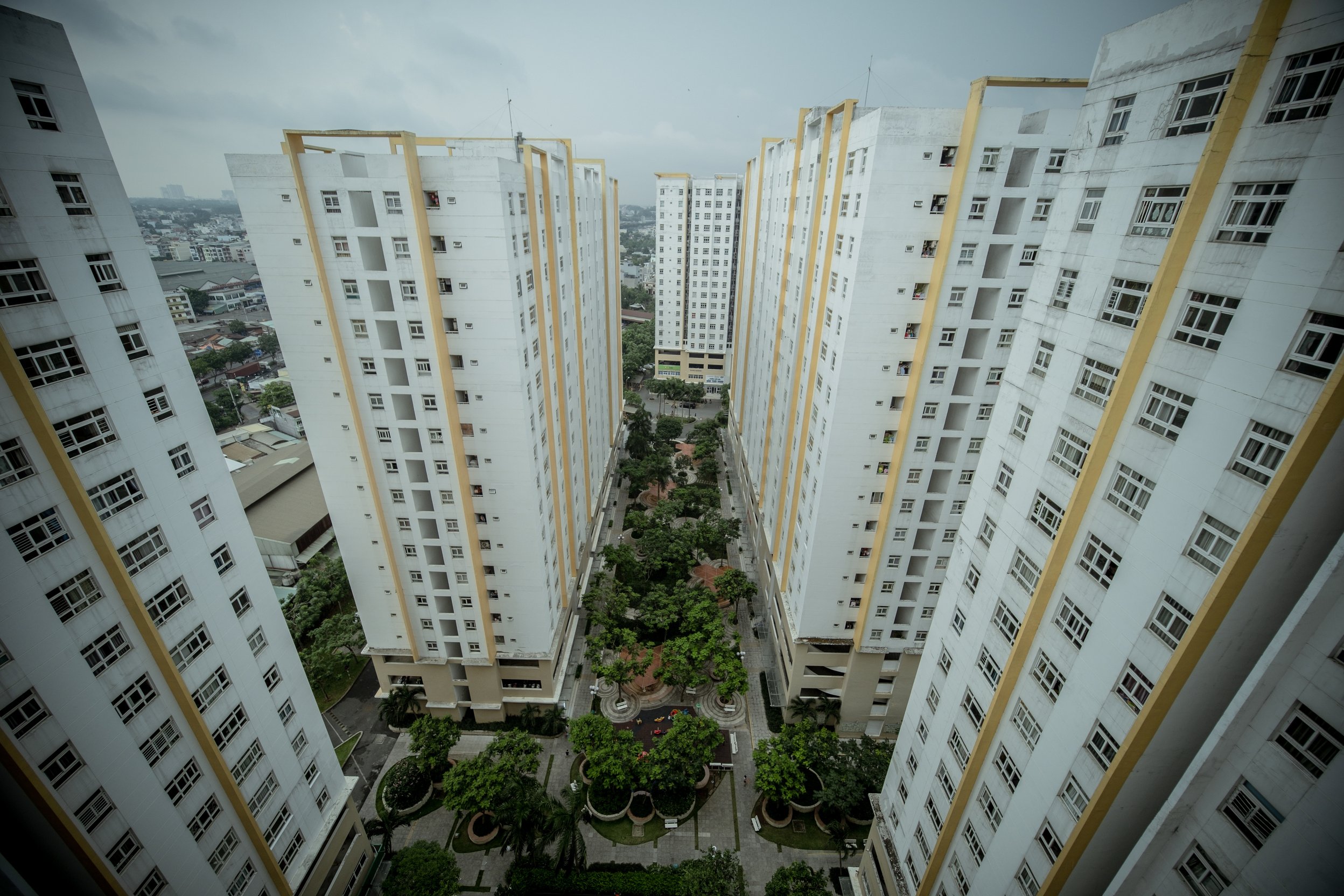 Tall Buildings of a Condominium